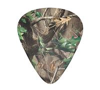Hardwoods Green Camo Guitar Picks - Accessori per chitarra - Plettri per chitarra acustica Chitarra elettrica Basso per uomo donna Chitarrista professionista musicisti e principianti