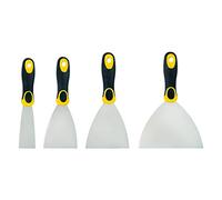 HARDY 2K-Farbspachtel-Set Vier Größen 40 mm 80 mm 100 mm 150 mm Präzises Renovieren Bauen Renovieren Spachteln Putzauftragen Leim Langlebig Zuverlässig
