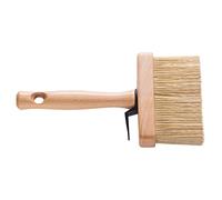 HARDY WORKING TOOLS Flächenstreicher, Terrassenstreichbürste, Größe 140mm x 40mm, Flachpinsel, Borstenlänge 60mm, Lasurpinsel, Pinsel Holzlasur, Holzpinsel, Deckenbürste, Serie 82, A0240-826014