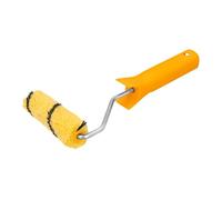 Hardy Working Tools - Kit Mini Rullo per Pittura: Manicotto 10 cm Ø15 mm Poliestere Hardstar, Pelo 9 mm con Montura - Manico in Plastica - Mini Rullo per Pareti e Soffitti