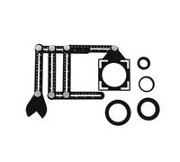 HARDY WORKING TOOLS Multi-Messschablone für Fliesen