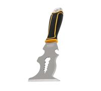HARDY WORKING TOOLS Multifunktionsspachtel 14 in 1, Multifunctional Spatula,Spachtelschaber Multifunktionales mit weichem Griff und Hammerende
