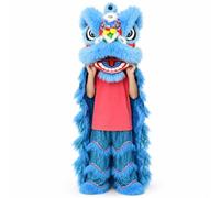 HARELA Costume da mascotte per la danza del leone Costumi per spettacoli | Costume tradizionale cinese per performance festival ed eventi culturali