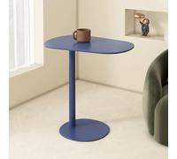 HARELA Scrivania per Computer Portatile tavolino da salotto tavolino laterale del divano, Casa e Ufficio Tavolo da Studio Porta PC Stabile e Salvaspazio(Blue)