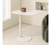 HARELA Scrivania per Computer Portatile tavolino da salotto tavolino laterale del divano, Casa e Ufficio Tavolo da Studio Porta PC Stabile e Salvaspazio(White)