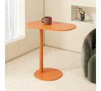 HARELA Scrivania per Computer Portatile tavolino da salotto tavolino laterale del divano, Casa e Ufficio Tavolo da Studio Porta PC Stabile e Salvaspazio(Orange)