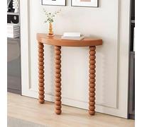 HARELA Tavolo Consolle Ingresso Legno Tavolo da Divano, Tavolino Stretto per Ingresso, Mobile Accento in Legno per Corridoio, Soggiorno, Camera Da Letto(Orange A,100cm/39.4in)