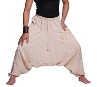 Harem Pantaloni Aladin Singharaja per Donne e Gli Uomini Taglia Unica 100% Cotone