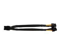 Harewtwy 1 Confezione GPU VGA PCI-E 8 Pin Femmina a Doppio 8 (6 + 2) Pin Adattatore PCI Express di Alimentazione Splitter con Maniche Intrecciate da 8 Pollici