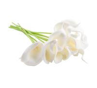Harewtwy 20 Pezzi di Fiori di Giglio di Calla Artificiali con Morbidi Materiali nel Lattice per La Decorazione della Casa e della Cucina