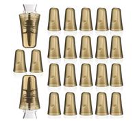 Harewtwy 24 Pezzi Copertura da Beccuccio per Le Coperture per Bottiglia per A Liquore per Gli Utensili da Cucina per la Casa Forniture di Distributore Universale Barretto di Polvere TR