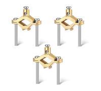 Harewtwy 3 Pcs Ground Clamp Direct Burial Electrical Pipe per Collegare Gli Elettrodi di A Terra al Tubing In Rame per Collegare il Filo di A Terra al Tubo 'Acqua.
