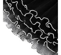 Harewtwy 3Pack 4 Yards Flower Wrapping Paper Bordo Perle, Carta da Avvolgimento per Bouquet per Forniture di Fioristi di San Black