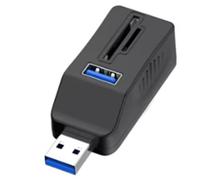 Harewtwy 5 in 1 USB 3.0 HUB SD/TF Scheda Scheda OTG Funzione Extender per la Connessione Taste USB TEMI USB