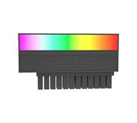 Harewtwy Adattatore ATX da 24 Pin a 90 Gradi 5V 3-Pin ARGB di Alimentazione Della Scheda Madre Accessorio di Montaggio DIY Modulare,Nero