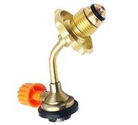 Harewtwy Bombola di Gas butano da Portatile all'aperto Bombola di riempimento del Serbatoio del Carburante Valvola Adattatore Valvola Gonfiabile di commutazione sicura Safe