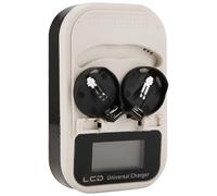 Harewtwy Caricabatterie LCD Intelligente Da 3,6 V per LIR2032 LIR2025 LIR2016 Batteria Ricaricabile un Spina UE