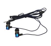Harewtwy Cuffie Mobili da 3,5 mm in Ear Wiredinghfone Bassing Auricolari Stereo Rumore Cancellando Il Superbo Auricolare Stereo Blu Blu Blu