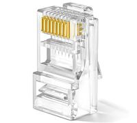 Harewtwy di Rete RJ45 Spina Modulare Ethernet Connettore Non Schermato 8 Pin 8P8C 6 Tipi Gigabit Crystal Head Kit per Adattatore PC