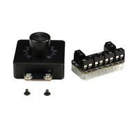 Harewtwy Filo del Regolatore della velocità della Ventola 2pin CC Filo 12V24V Dissipazione di Computer COMPETTO Acqua DAPIO MODULO SUBBILE Step-Down-Down Hub KF301-2PIN