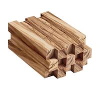 Harewtwy Kit Inscensori In Legno di Olive Kit da 15 Pezzi per la Svolta di Forniture per Mestieri Fai -da -Te, 5 X 3/4 X 3/4 Pollici
