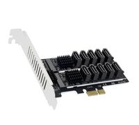 Harewtwy M. 2 Scheda Estesa M. 2 Supporto SSD 2230/42 60/80 M. 2 A PCIE Adattatore per PCIE X1/X4/X8/X16 Scheda Array DUALE