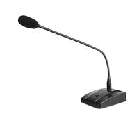Harewtwy Microfono da Tavolo Professionale A Condensatore con Flessibile per Conferenze Cablate per Trasmissioni e Discorsi.