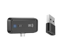 Harewtwy Mini Zigbee IR Smart Remote Control con Tempistica Vocale con Adattatore USB per Il Condizionatore d'Aria della Ventola TV