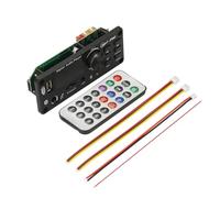 Harewtwy Mp3/WAV FLAC Decodificatore Scheda 6W Amplificatore Bluetooth 5.0 DC 12V Hi-Fi Audio Audio con Registrazione delle Chiamate FM USB/TF