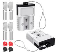 Harewtwy Per Anderson Connector 1/0AWG 175AMP COPERCHIO di CONNETTIVO DELLA BATTERE 12V-36V Kit di Cablaggio del Verricello per Plug Anderson per per B