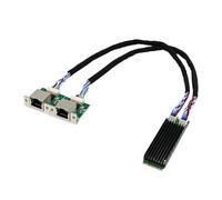 Harewtwy Porta Elettrica Doppia PCIE 2.5G Gigabit Ethernet Card ST7465 M. 2 B+ M I226-T2 Card di Rete di I225V Industriale