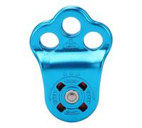 Harewtwy Puleggia per Arrampicata su Cuscinetto da Arrampicata in Lega di Alluminio A 3 Fori per Esercizi di Aereo in Discesa in Corda Doppia per Alpinismo, Durevole e Facile da Usare B