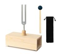 Harewtwy Resonance Box & Storage Incluso Fork di Sintonizzazione A 528 Hz per la Guarigione del Suono, Tuning Fork Teaching