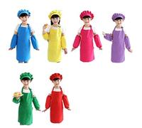 Harewtwy Set Cuoco 12 Pezzi per Bambini, Bambino e Bambina, Cotone Regolabile