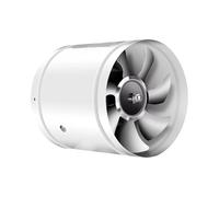 Harewtwy Ventilatore per Ventola di Scarico In Metallo Ventilatore per Bagni, Ventola di Mini Estrattore Montata A Parete, Ventola A Parete Condotta A