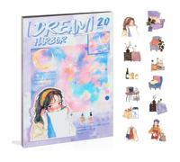Harewtwy Women Journal Sticker Book, People People Adesions per il Journal Scrapbooking, Junk Journal Supplies, Dream Harbor