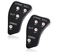 Harewu 2 pz 4 ruote Baseball Umpire Indicator,Baseball Counter Clicker,Indicatore ordine di chiamata per registrare accuratamente Strike Balls Outs e Innings Balls per Softball Coach