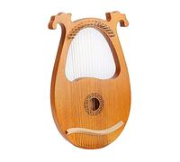 Harfe, Die Holz Leier 16 Saiten mit Stimmschlüssel für Anfänger Musikinstrument Tragbares Musikinstrument (Muster)