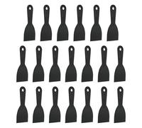 HARFINGTON 20 raschietti per stucco, larghezza 7,6 cm, in plastica flessibile, per stucco e vernice, per nastrare cartongesso, spalmare, dipingere, graffiare, nero