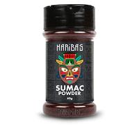 HARIBAS Sumac Powder 60GM | Essential Spice from Middle East | Vegetarian Spices & Easy Cooking | Urban Sumac Seasoning Easy to Store Shaker Jar 60g