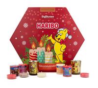 Haribo Advent Calendar Scented Candles, 10 Votive Candles, 12 Tea Lights, Duropl