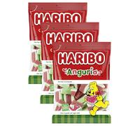 Haribo Anguria, Caramelle Gommose, Gusto Frutta, Ideali per Feste e Dolci Momenti di Relax - 175gr (Confezione da 3)
