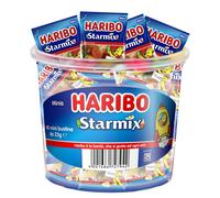 Haribo Barattolo Starmix 40 Mini Bustine Haribo da 25gr Caramelle Gommose Gusto