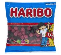 Haribo Berries, Caramelle Gommose, Gusto Frutta (More e Lamponi), Ideali Per Fes