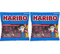 Haribo Berries, Caramelle Gommose, Gusto Frutta (More e Lamponi), Ideali Per Feste E Dolci Momenti Di Relax - 1kg (Confezione da 2)