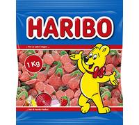 Haribo, Caramelle Gommose, Forma di Ciliegia, 1 kg