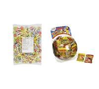 Haribo Caramelle Mao Pop Refill Best Mix - 150 pezzi [1950g] & Caramelle Incartate Mini Selection Bustine - 150 bustine da 12g [1800g]