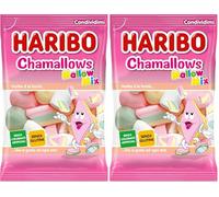 Haribo Chamallows Mallow Mix, Caramelle Marshmallow, Senza Glutine, Ideali per Feste e Dolci Momenti di Relax - 150gr (Confezione da 2)