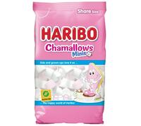 Haribo Chamallows Mini Party | Caramelle Marshmallow Senza Glutine, Ideali per Feste e Dolci Momenti di Relax, 150 Grammi, Gusto Fragola e Panna