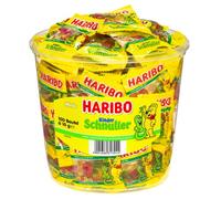 Haribo - Ciuccio in gomma da frutta per bambini, 100 x 9,8 g (980 g)